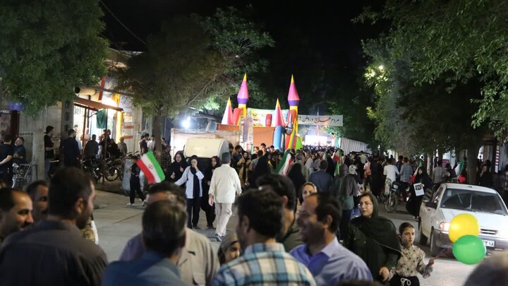 تصاویر / شکوه حضور اسدآبادی ها در مراسم بزرگ عید غدیر در شب های اقتدار