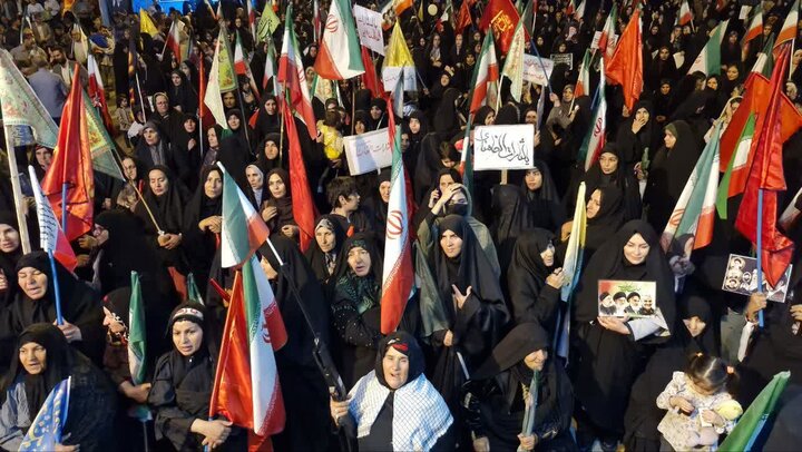 تصاویر/حماسه مردم نورآباد در موج ۲۵ دفاع از آرمان های اسلام و انقلاب