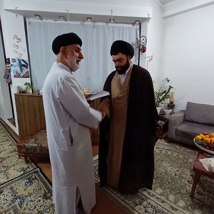 تصاویر/ تکریم روحانیون معمر سادات در شهرستان آمل