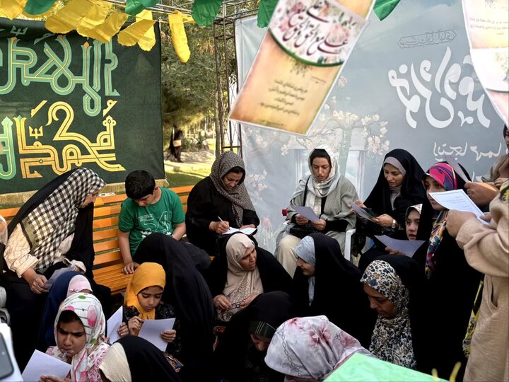 تصاویر/سومین روز از فعالیت طلاب مدرسه علمیه تخصصی ریحانه‌النبی اراک در موکب عید غدیر