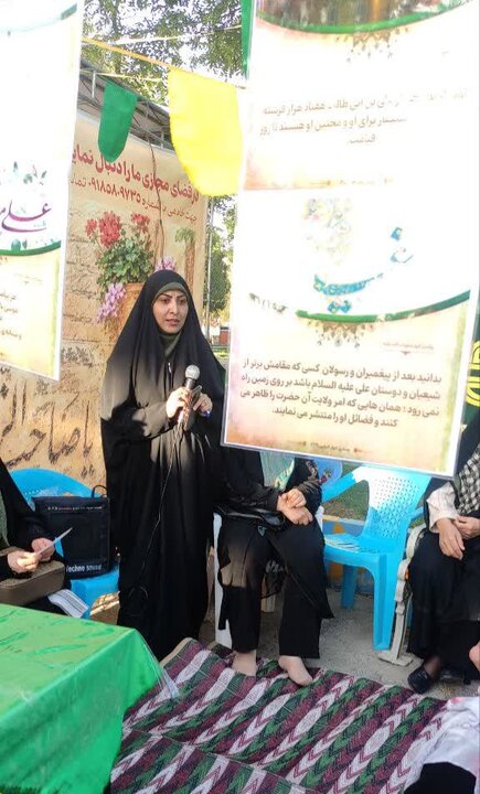 تصاویر/سومین روز از فعالیت طلاب مدرسه علمیه تخصصی ریحانه‌النبی اراک در موکب عید غدیر