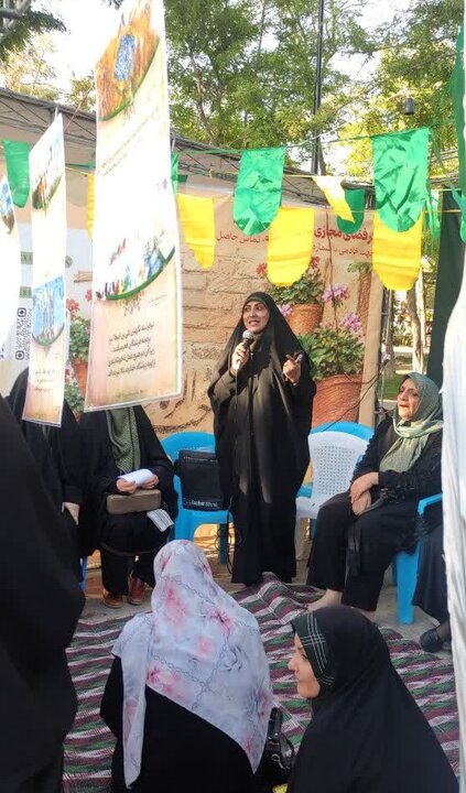 تصاویر/سومین روز از فعالیت طلاب مدرسه علمیه تخصصی ریحانه‌النبی اراک در موکب عید غدیر