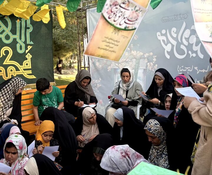 تصاویر/سومین روز از فعالیت طلاب مدرسه علمیه تخصصی ریحانه‌النبی اراک در موکب عید غدیر