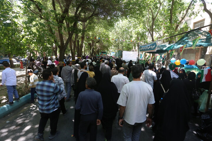 تصاویر/ مهمانی کیلومتری غدیر در اصفهان
