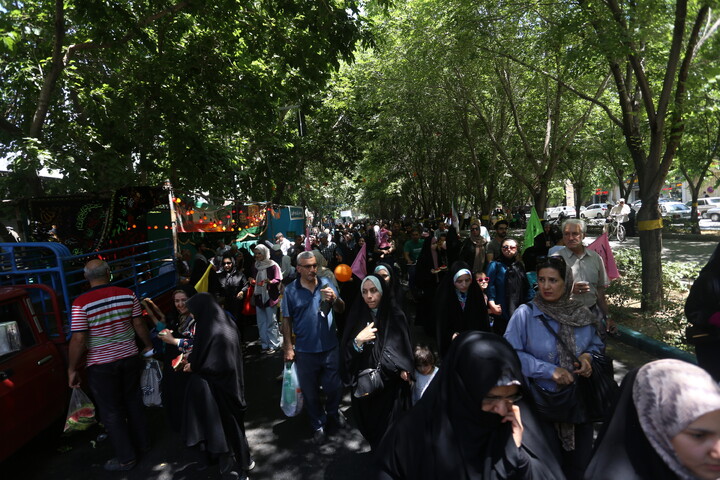 تصاویر/ مهمانی کیلومتری غدیر در اصفهان