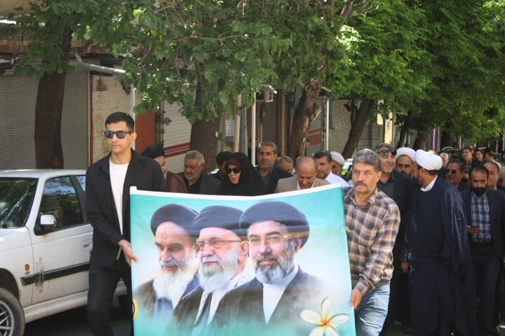 تصاویر/ مراسم پیاده وری و جشن غدیر در ماکو
