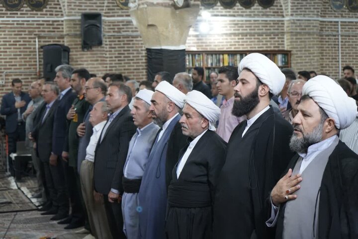 تصاویر/ آیین سالگرد ارتحال ملکوتی حضرت امام خمینی (ره) در مسجد جامع مهاباد