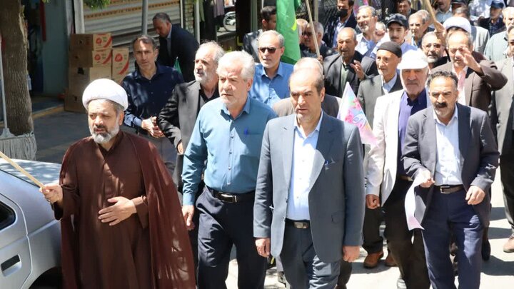تصاویر/ راهپیمایی بیعت با ولایت و امامت در تکاب