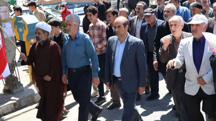 تصاویر/ راهپیمایی بیعت با ولایت و امامت در تکاب