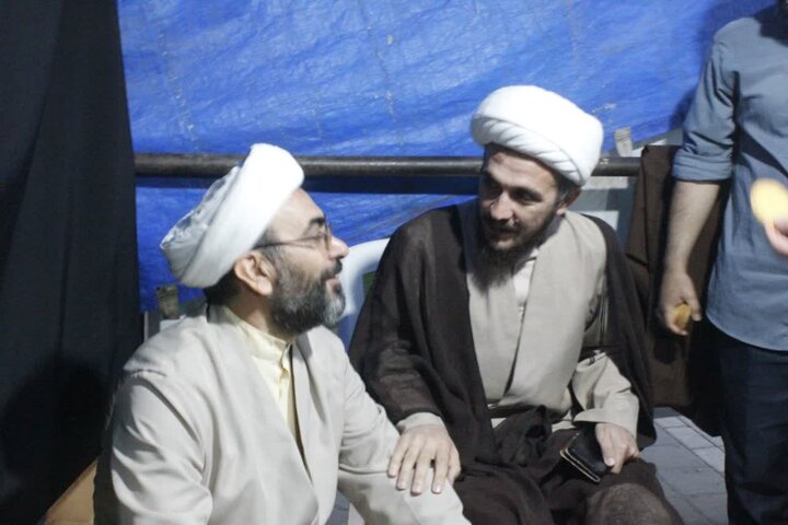 تصاویر/ برپایی موکب حوزه علمیه آیت الله نمازی خوی در عید غدیر