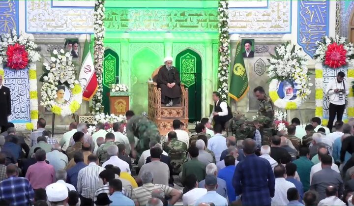 مراسم گرامیداشت چهاردهم خرداد، سالروز ارتحال بنیانگذار جمهوری اسلامی ایران با عنوان «راه خمینی، عهد غدیر و تجدید بیعت با ولایت» در رواق امام خمینی(ره) حرم مطهر رضوی