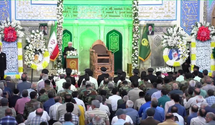 مراسم گرامیداشت چهاردهم خرداد، سالروز ارتحال بنیانگذار جمهوری اسلامی ایران با عنوان «راه خمینی، عهد غدیر و تجدید بیعت با ولایت» در رواق امام خمینی(ره) حرم مطهر رضوی