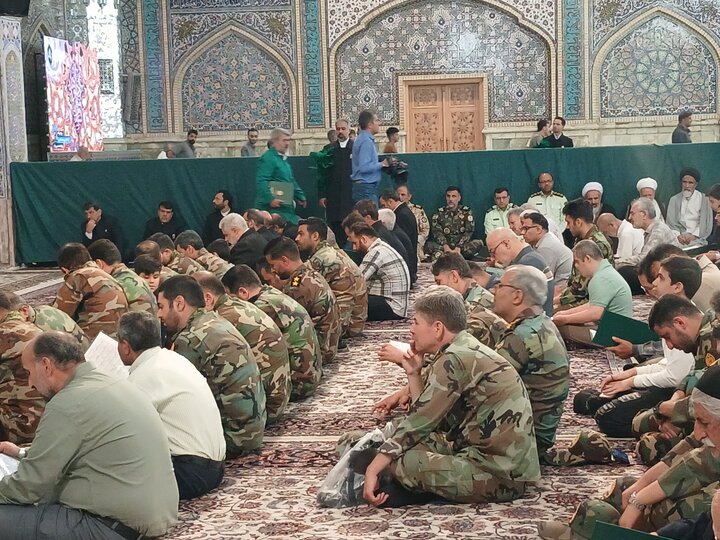 مراسم گرامیداشت چهاردهم خرداد، سالروز ارتحال بنیانگذار جمهوری اسلامی ایران با عنوان «راه خمینی، عهد غدیر و تجدید بیعت با ولایت» در رواق امام خمینی(ره) حرم مطهر رضوی