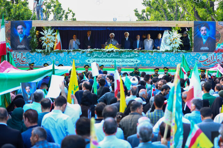 تصاویر/ آیین پیاده‌روی غدیر در تبریز