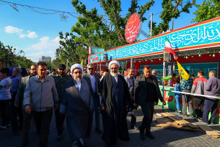 تصاویر/ آیین پیاده‌روی غدیر در تبریز