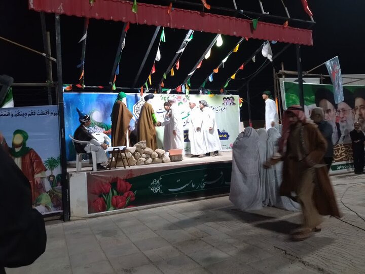 تصاویر/ بازسازی واقعه غدیر خم در شهر بردخون