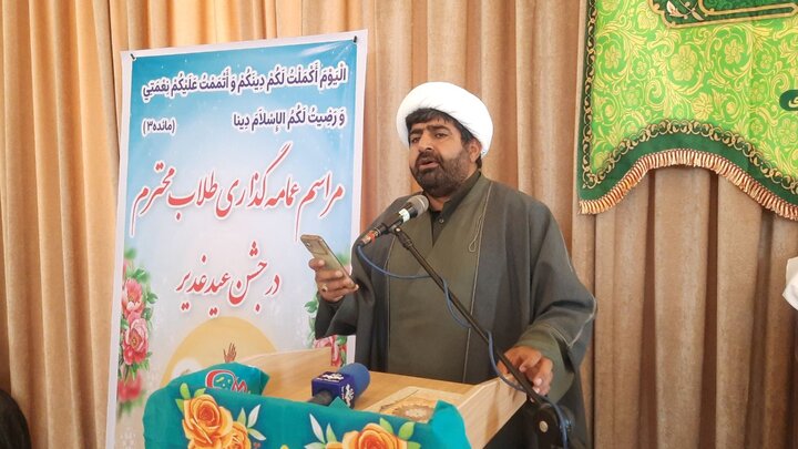 تصاویر/ آیین عمامه گذاری طلاب حوزه علمیه  چهارمحال و بختیاری