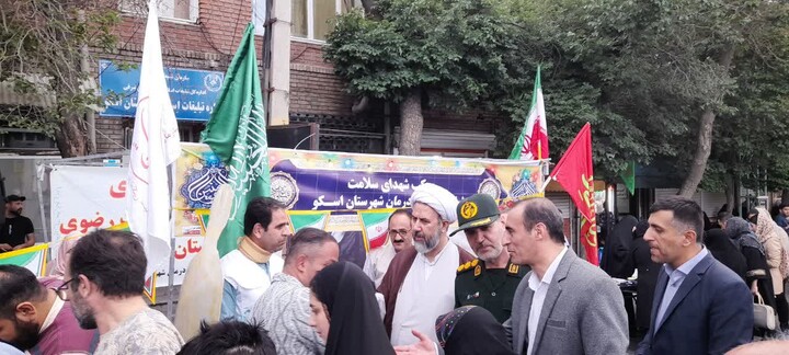 تصاویر/ آیین پیاده‌روی غدیر در اسکو