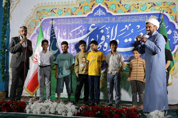 تصاویر/ مراسم‌ جشن‌ بزرگ عید غدیر در حرم‌ امامزادگان جوپار
