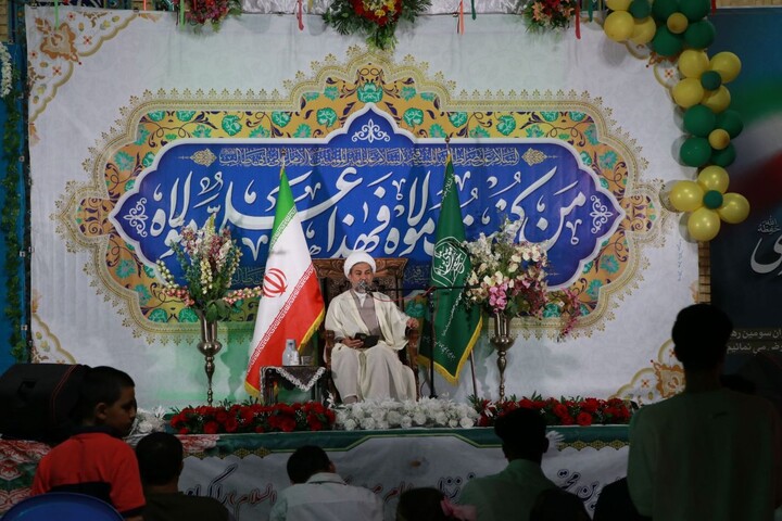 تصاویر/ مراسم‌ جشن‌ بزرگ عید غدیر در حرم‌ امامزادگان جوپار
