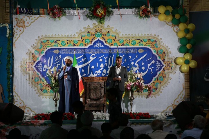 تصاویر/ مراسم‌ جشن‌ بزرگ عید غدیر در حرم‌ امامزادگان جوپار