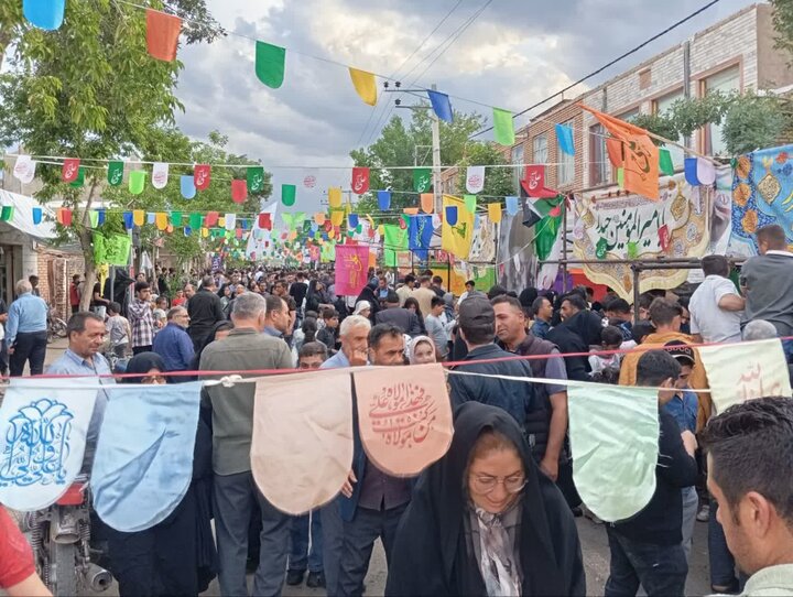 تصاویر/ جشن بزرگ غدیر خم در شهر دیزج دیز شهرستان خوی