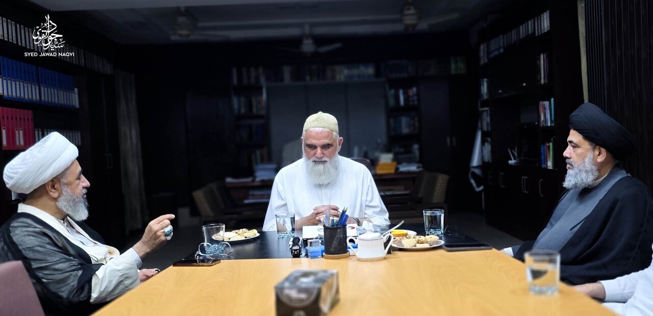 سربراہ امت واحدہ اور ایم ڈبلیو ایم کے نائب چیئرمین کی علامہ جواد نقوی سے ملاقات؛ شہید امت کانفرنس کے انتظامات پر مشاورت