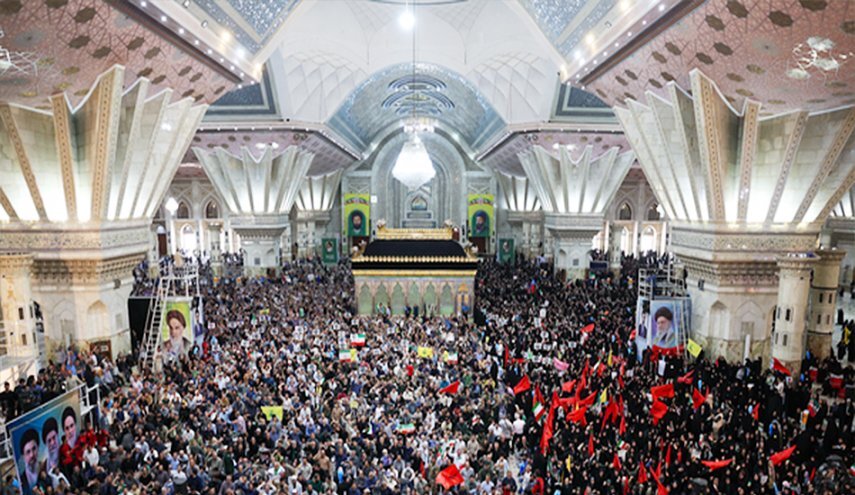 طهران تشهد مراسم الذكرى الـ37 لرحيل الإمام الخميني بمشاركة حشود غفيرة من الإيرانيين