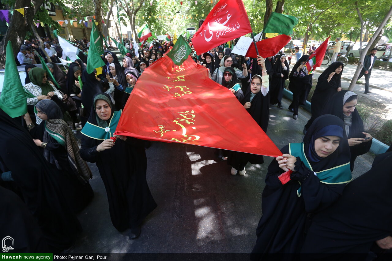 تصاویر/ مهمانی کیلومتری غدیر در اصفهان