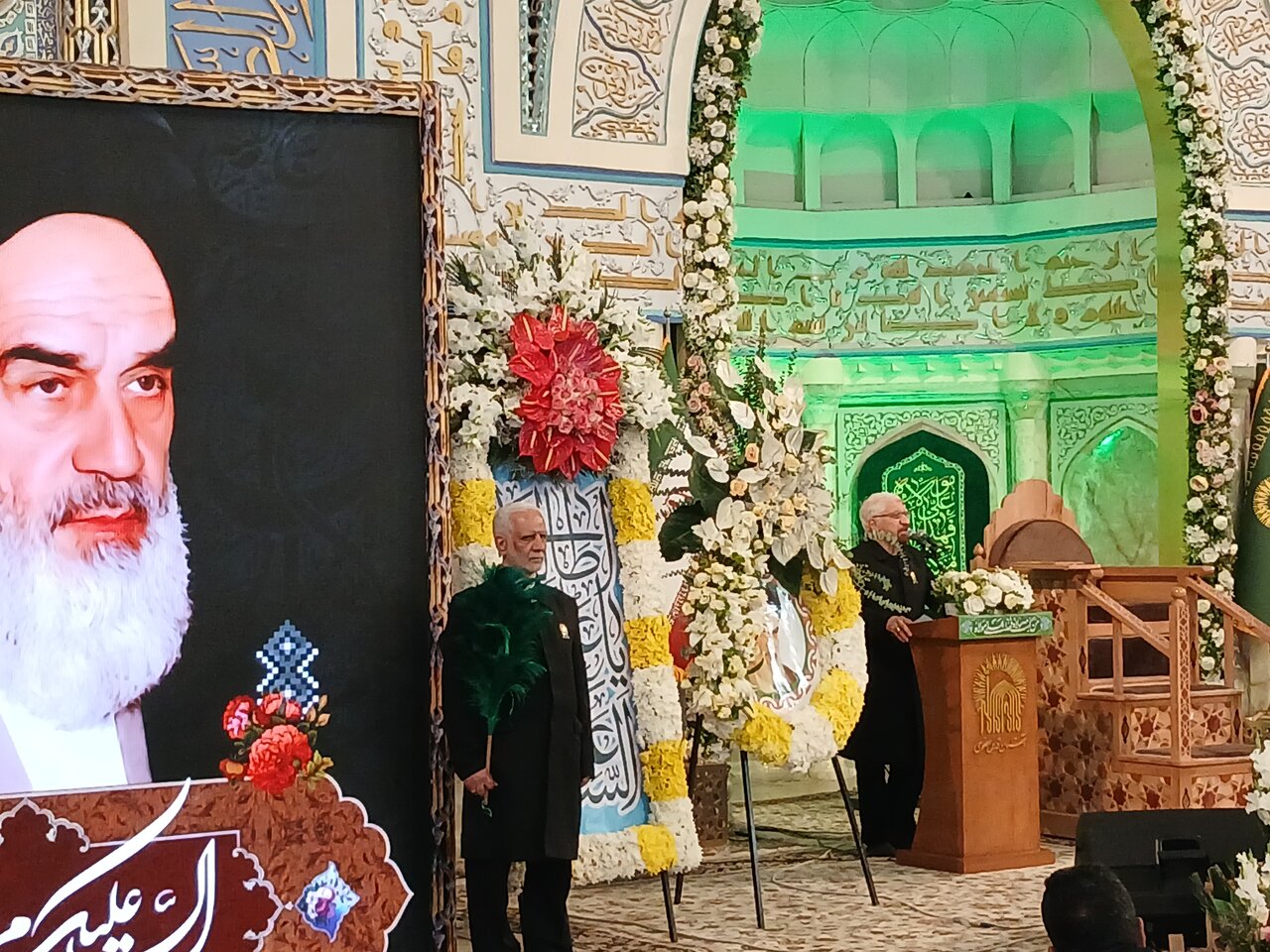 مراسم گرامیداشت چهاردهم خرداد، سالروز ارتحال بنیانگذار جمهوری اسلامی ایران با عنوان «راه خمینی، عهد غدیر و تجدید بیعت با ولایت» در رواق امام خمینی(ره) حرم مطهر رضوی