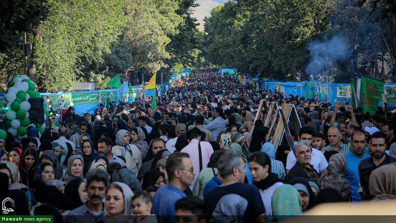 تصاویر/ مهمانی کیلومتری همدان جشن بزرگ مردمی در مسیر عشق علوی