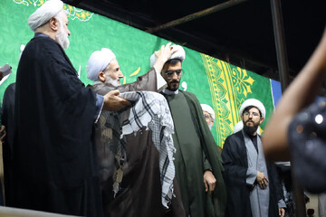 تصاویر/ آیین عمامه گذاری جمعی از طلاب شهرستان ساری