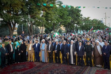 تصاویر / مراسم جشن عید غدیر خم با حضور امام جمعه قزوین