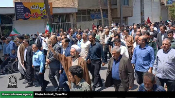 راهپیمایی یوم‌الله ۱۵ خرداد با حضور پرشور مردم ولایتمدار پیشوا برگزار شد
