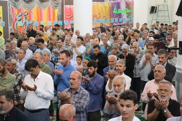 تصاویر/ برگزاری نماز عبادی سیاسی جمعه در قرچک
