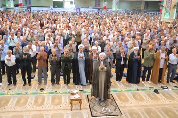 تصاویر/ نماز جمعه حماسی اسلامشهر در سالروز قیام تاریخی ۱۵ خرداد