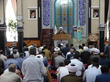 تصاویر/ نماز جمعه امروز شهرستان چهاربرج
