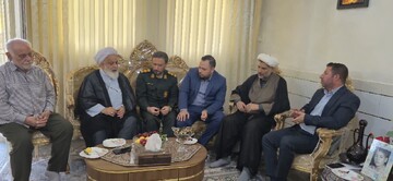 تصاویر / دیدار امام جمعه آبیک با خانواده شهدای جنگ رمضان