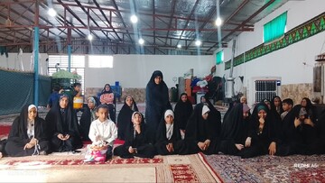 تصاویر/ کاروان غدیری مدرسه علمیه الزهرا (س) شهداد در روستاهای مختلف