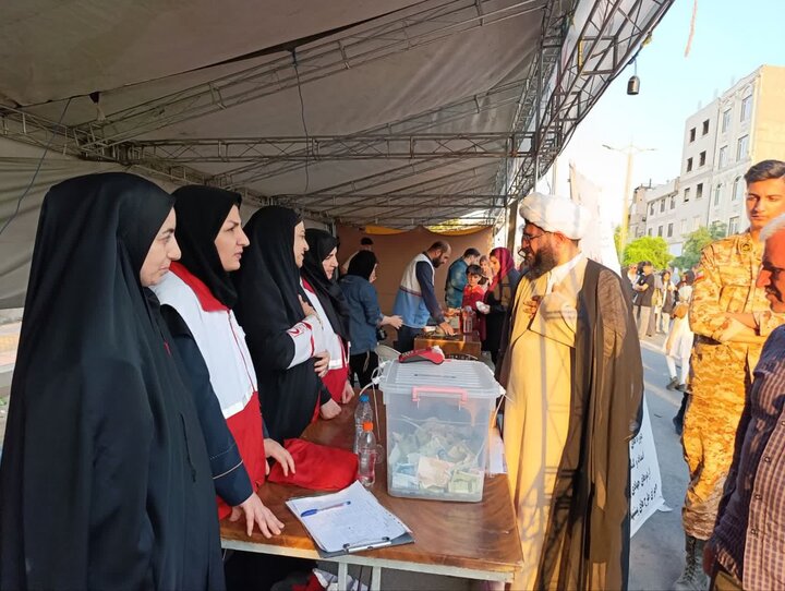 تصاویر/ بازدید امام جمعه پاکدشت از موکب‌های خدمت‌رسانی غدیر