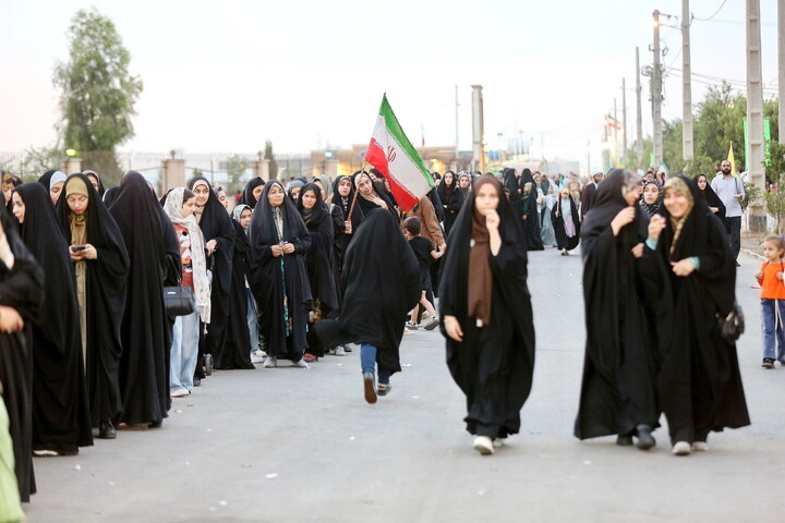 تصاویر/ حال و هوای مسیر بلوار پیامبر اعظم (ص)  تا مسجد مقدس جمکران در عید غدیر خم
