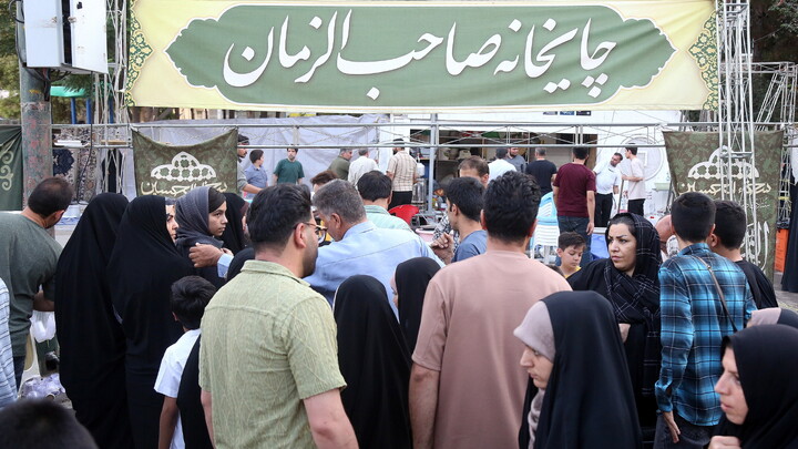 تصاویر/ حال و هوای مسیر بلوار پیامبر اعظم (ص)  تا مسجد مقدس جمکران در عید غدیر خم