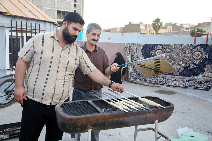 تصاویر/ حال و هوای مسیر بلوار پیامبر اعظم (ص)  تا مسجد مقدس جمکران در عید غدیر خم
