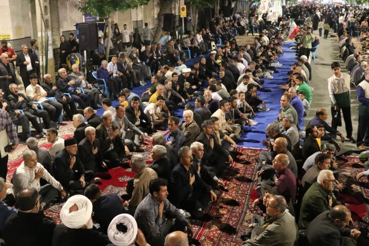 تصاویر/ سفره اطعام 5000 نفری در میاندوآب