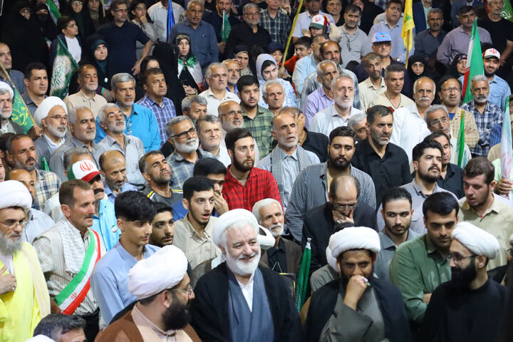 آئین باشکوه عمامه گذاری جمعی از طلاب شهرستان ساری