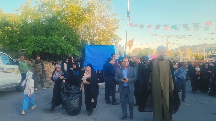 تصاویر/ مراسم‌ پیاده روی و جشن‌ عید غدیر در شهر رابر