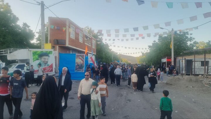 تصاویر/ مراسم‌ پیاده روی و جشن‌ عید غدیر در شهر رابر