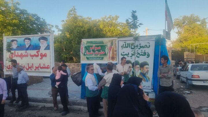 تصاویر/ مراسم‌ پیاده روی و جشن‌ عید غدیر در شهر رابر