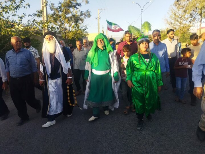 تصاویر/ مراسم‌ پیاده‌روی و جشن‌ عید غدیر در شهر محی‌آباد