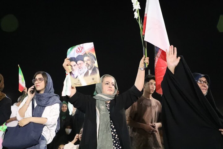 تصاویر/ نود و ششمین شب از اجتماع مردمی «شب‌های اقتدار» شهرستان سمنان